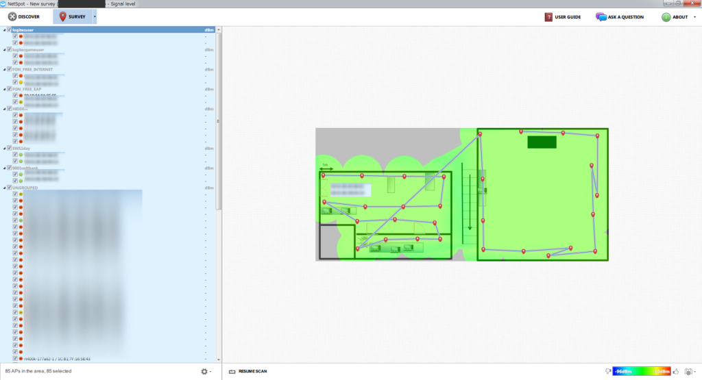 無線LAN サーベイ